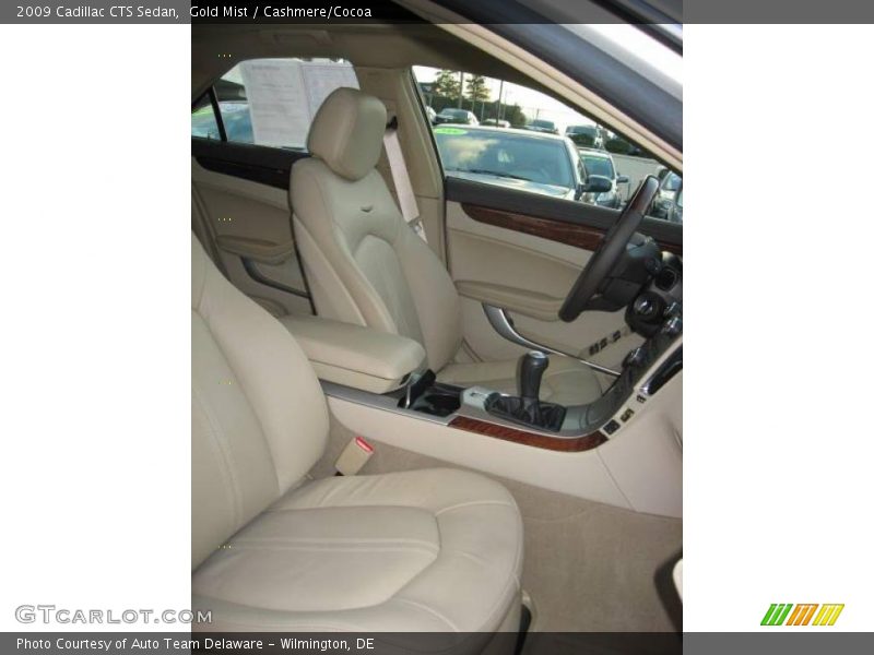 Gold Mist / Cashmere/Cocoa 2009 Cadillac CTS Sedan