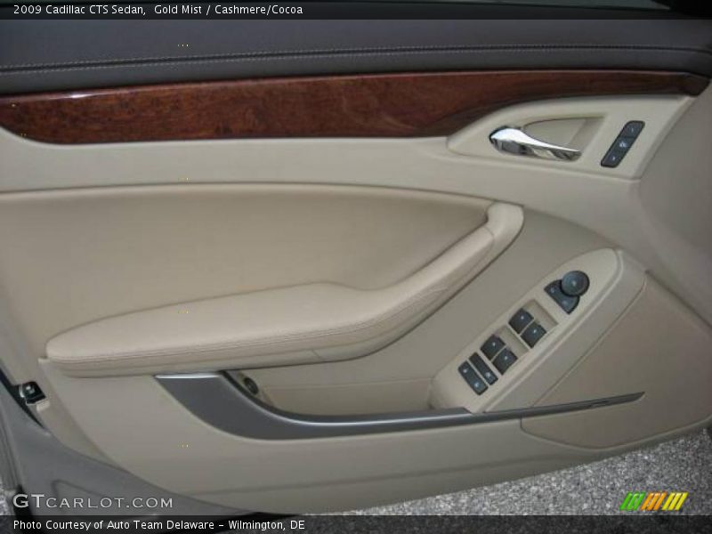Gold Mist / Cashmere/Cocoa 2009 Cadillac CTS Sedan