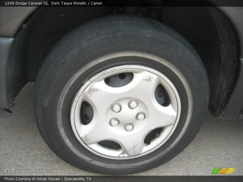 Dark Taupe Metallic / Camel 1998 Dodge Caravan SE