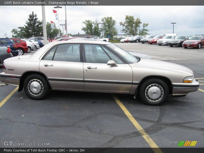 Champagne Beige Metallic / Beige 1995 Buick LeSabre Custom