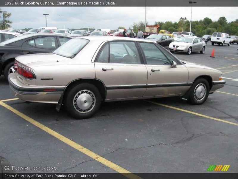 Champagne Beige Metallic / Beige 1995 Buick LeSabre Custom