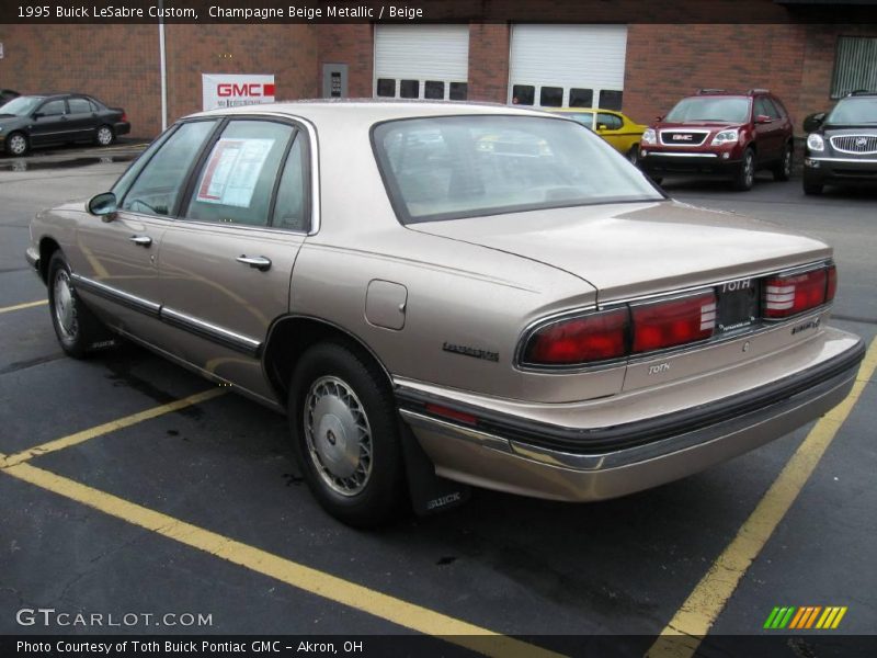 Champagne Beige Metallic / Beige 1995 Buick LeSabre Custom