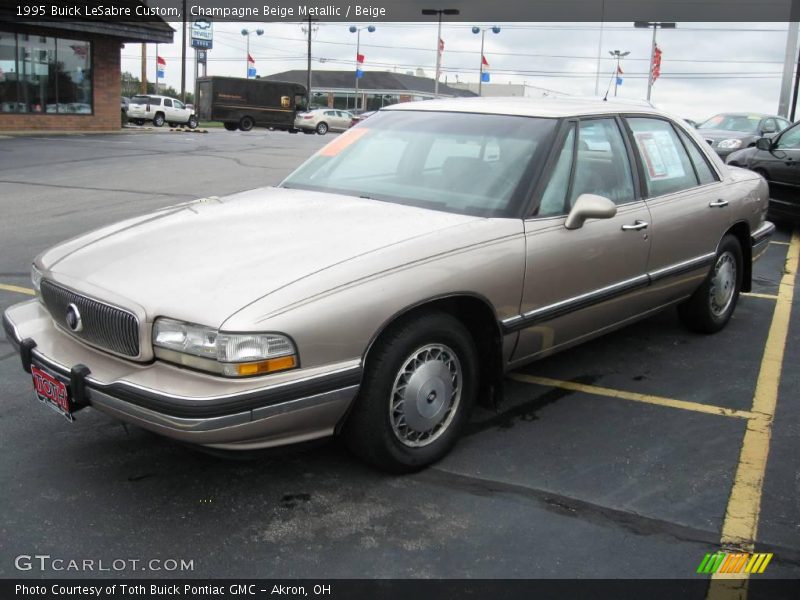 Champagne Beige Metallic / Beige 1995 Buick LeSabre Custom