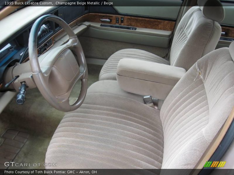 Champagne Beige Metallic / Beige 1995 Buick LeSabre Custom