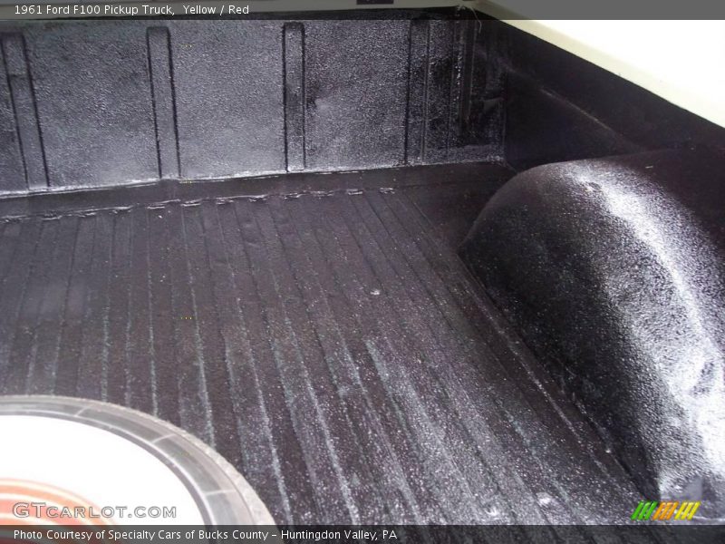 Yellow / Red 1961 Ford F100 Pickup Truck