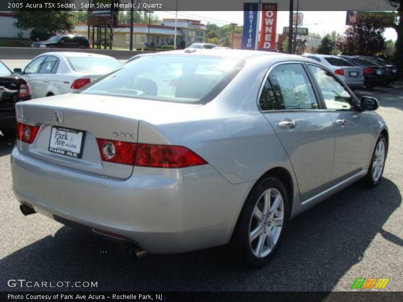 Satin Silver Metallic / Quartz 2005 Acura TSX Sedan