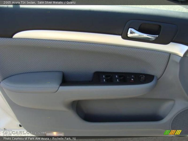 Satin Silver Metallic / Quartz 2005 Acura TSX Sedan