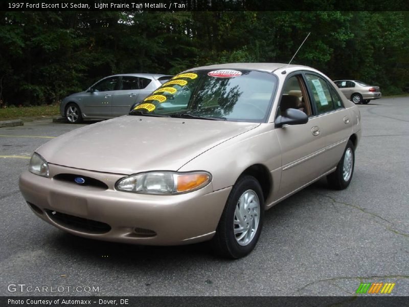 Light Prairie Tan Metallic / Tan 1997 Ford Escort LX Sedan