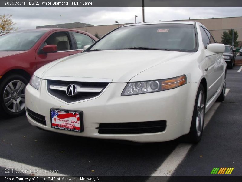 White Diamond Pearl / Camel 2006 Acura TL 3.2