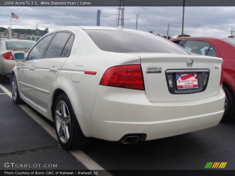 White Diamond Pearl / Camel 2006 Acura TL 3.2