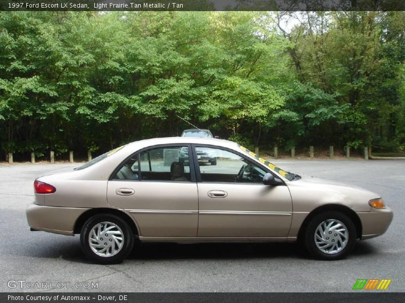Light Prairie Tan Metallic / Tan 1997 Ford Escort LX Sedan