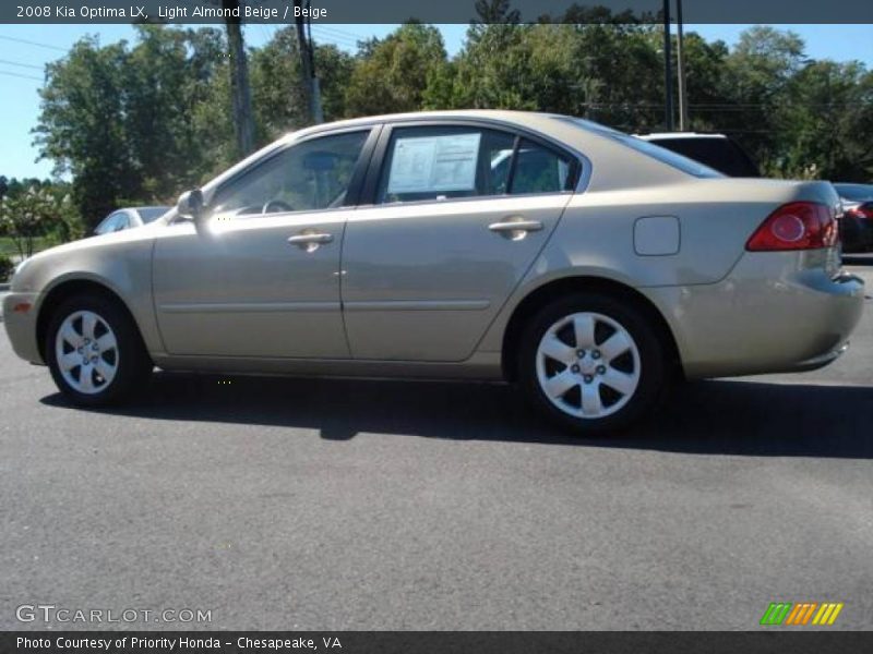 Light Almond Beige / Beige 2008 Kia Optima LX