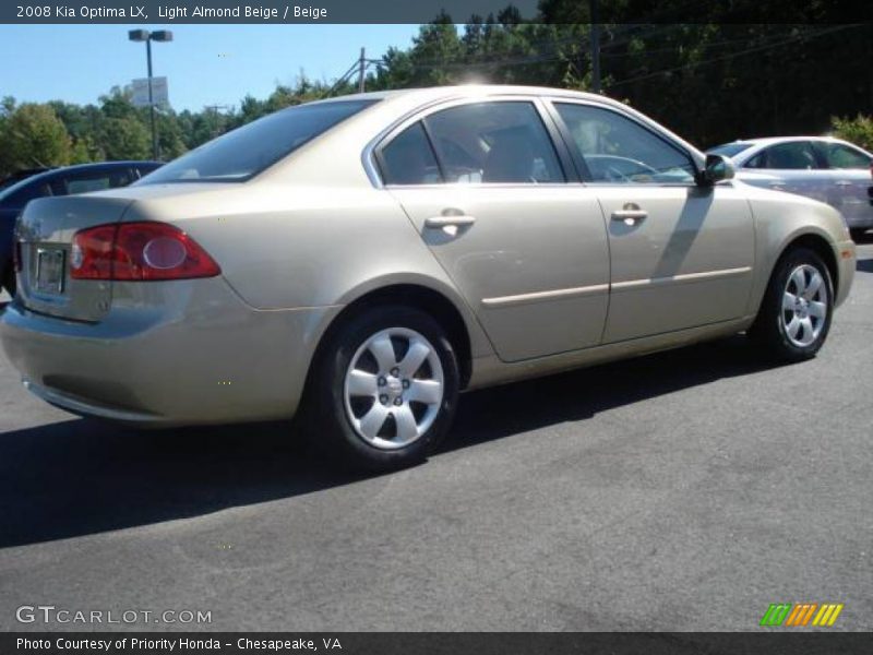 Light Almond Beige / Beige 2008 Kia Optima LX