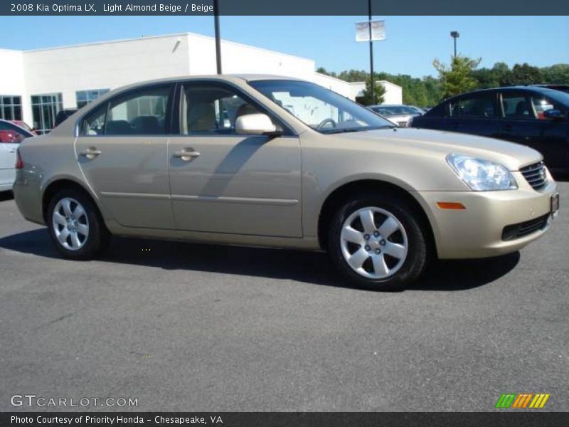 Light Almond Beige / Beige 2008 Kia Optima LX