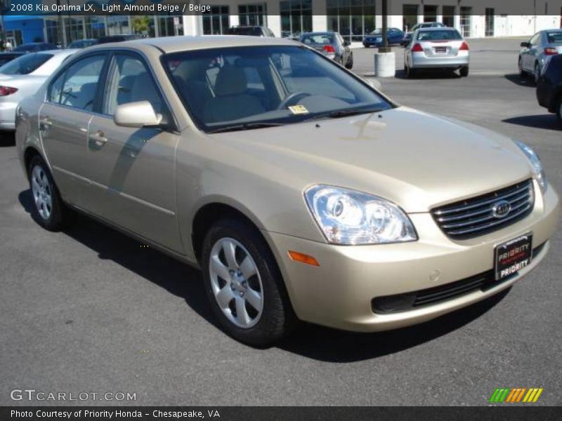 Light Almond Beige / Beige 2008 Kia Optima LX