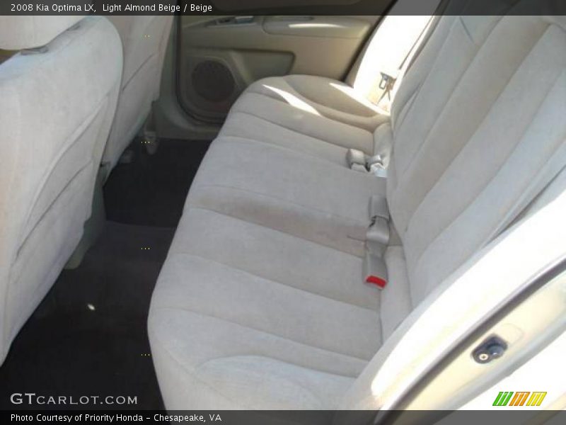 Light Almond Beige / Beige 2008 Kia Optima LX