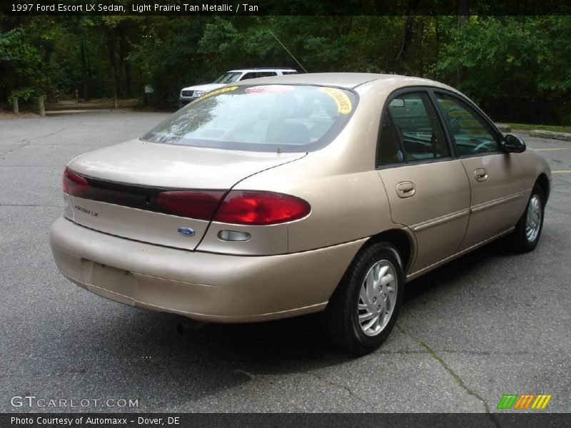 Light Prairie Tan Metallic / Tan 1997 Ford Escort LX Sedan