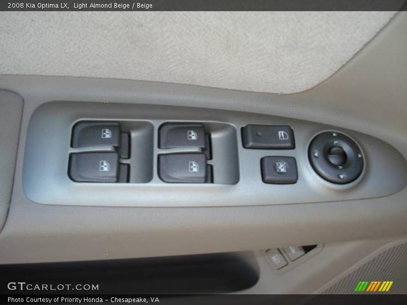 Light Almond Beige / Beige 2008 Kia Optima LX