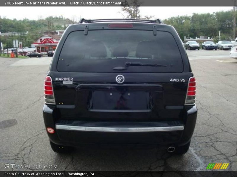 Black / Black/Light Parchment 2006 Mercury Mariner Premier 4WD