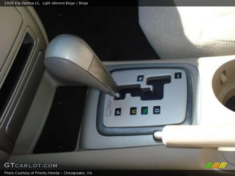 Light Almond Beige / Beige 2008 Kia Optima LX