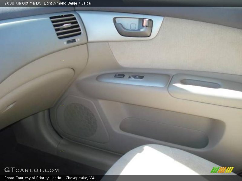 Light Almond Beige / Beige 2008 Kia Optima LX