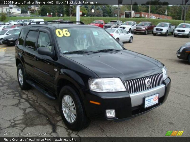 Black / Black/Light Parchment 2006 Mercury Mariner Premier 4WD