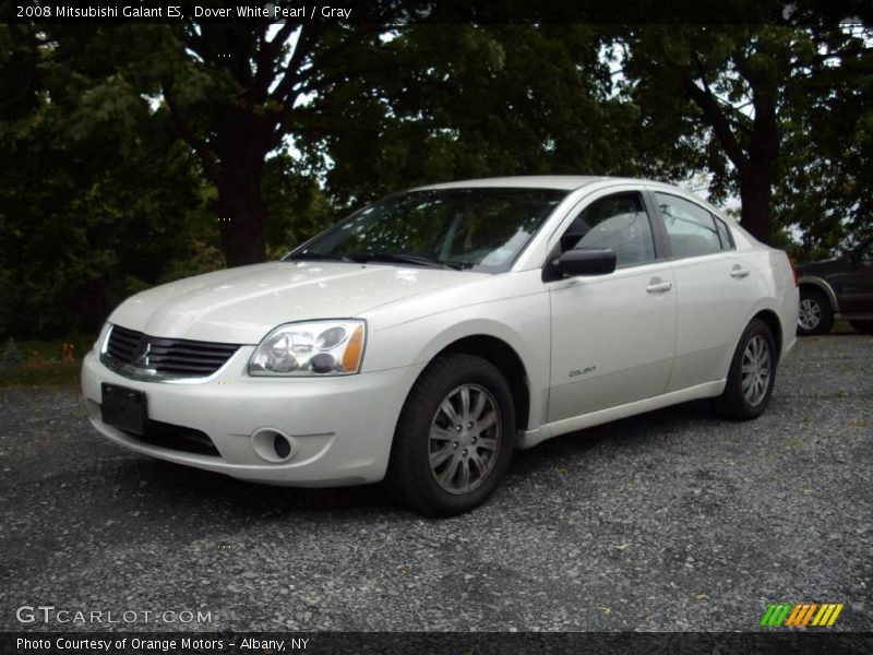 Dover White Pearl / Gray 2008 Mitsubishi Galant ES