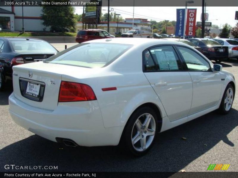 White Diamond Pearl / Parchment 2006 Acura TL 3.2