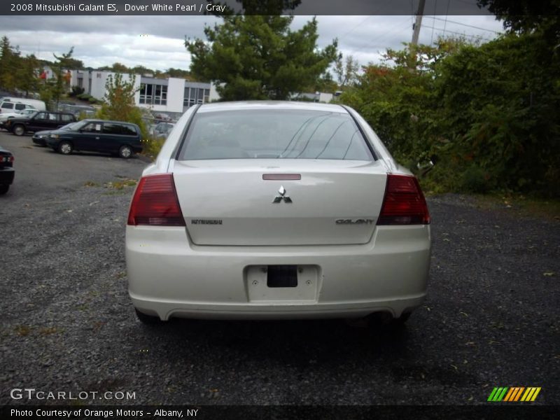 Dover White Pearl / Gray 2008 Mitsubishi Galant ES