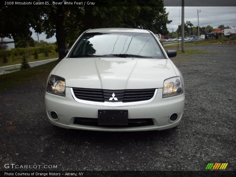 Dover White Pearl / Gray 2008 Mitsubishi Galant ES