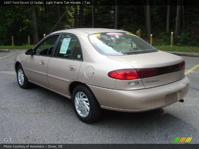 Light Prairie Tan Metallic / Tan 1997 Ford Escort LX Sedan