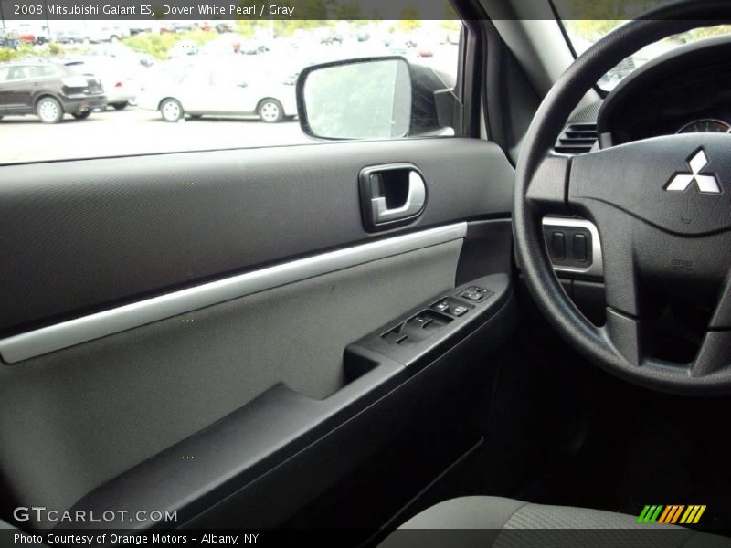 Dover White Pearl / Gray 2008 Mitsubishi Galant ES