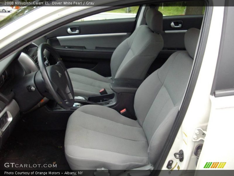 Dover White Pearl / Gray 2008 Mitsubishi Galant ES