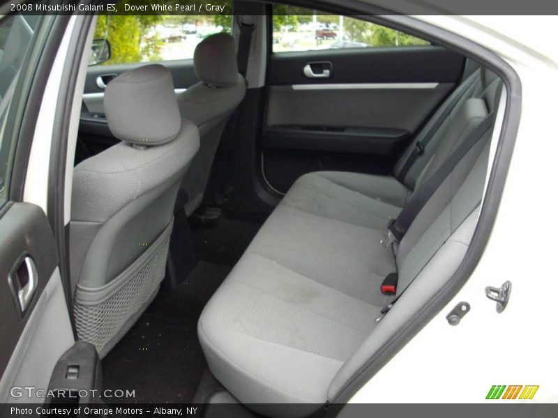 Dover White Pearl / Gray 2008 Mitsubishi Galant ES