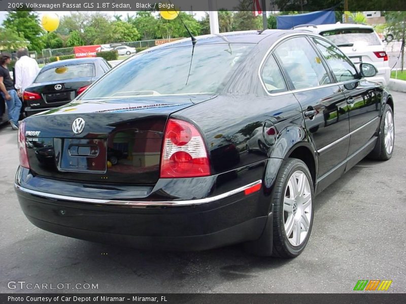Black / Beige 2005 Volkswagen Passat GLS 1.8T Sedan