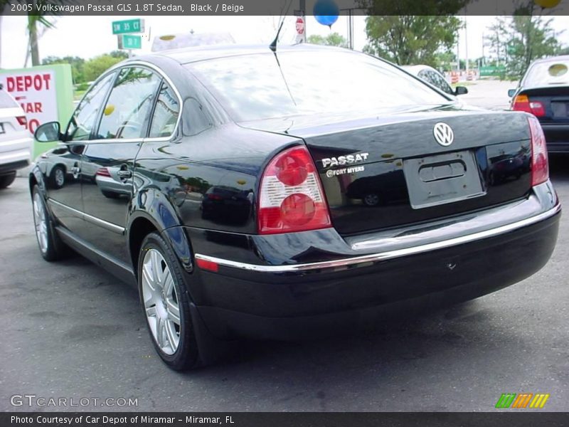 Black / Beige 2005 Volkswagen Passat GLS 1.8T Sedan