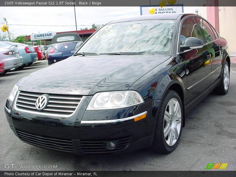 Black / Beige 2005 Volkswagen Passat GLS 1.8T Sedan