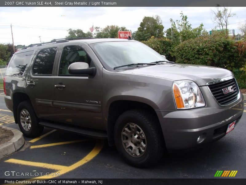 Steel Gray Metallic / Light Titanium 2007 GMC Yukon SLE 4x4