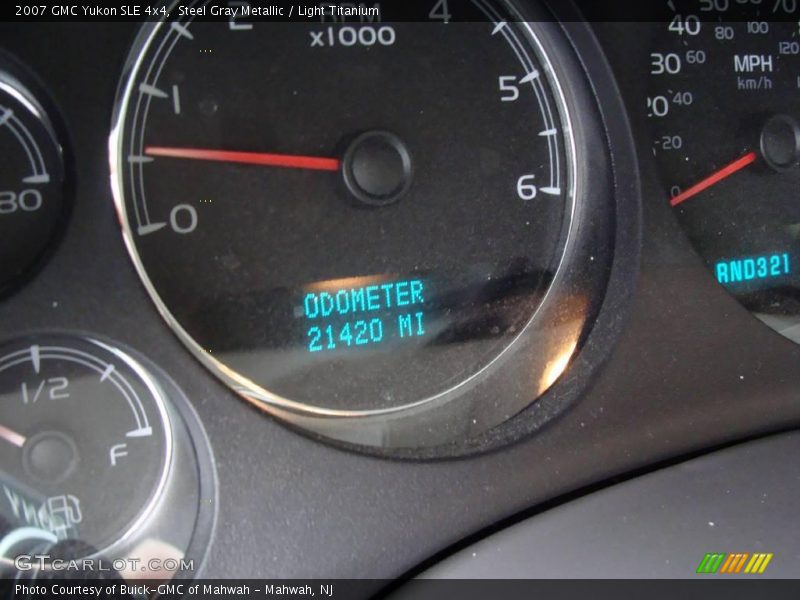 Steel Gray Metallic / Light Titanium 2007 GMC Yukon SLE 4x4