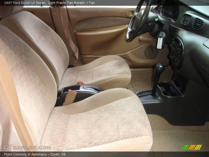 Light Prairie Tan Metallic / Tan 1997 Ford Escort LX Sedan