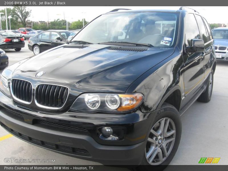 Jet Black / Black 2006 BMW X5 3.0i
