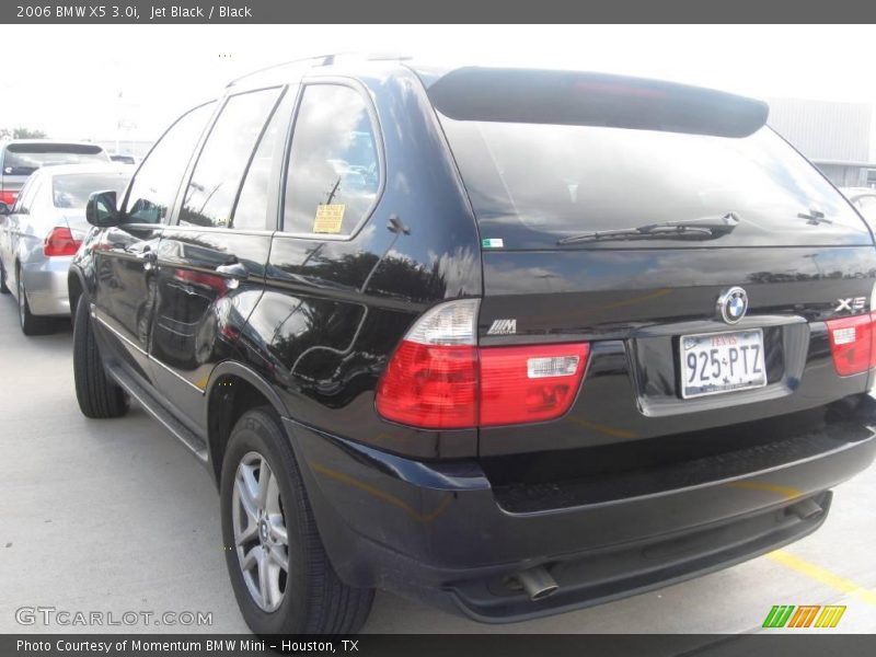 Jet Black / Black 2006 BMW X5 3.0i