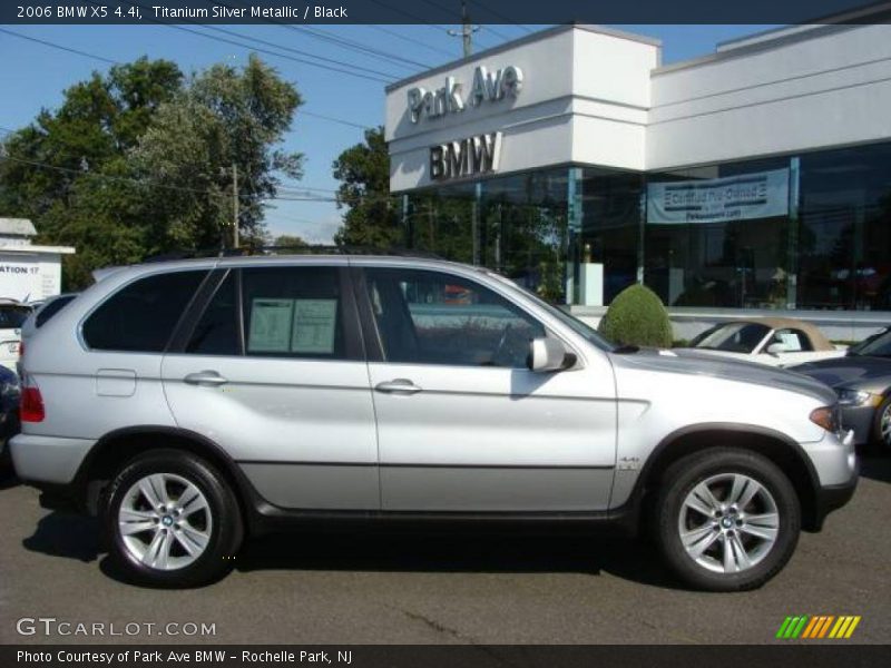 Titanium Silver Metallic / Black 2006 BMW X5 4.4i