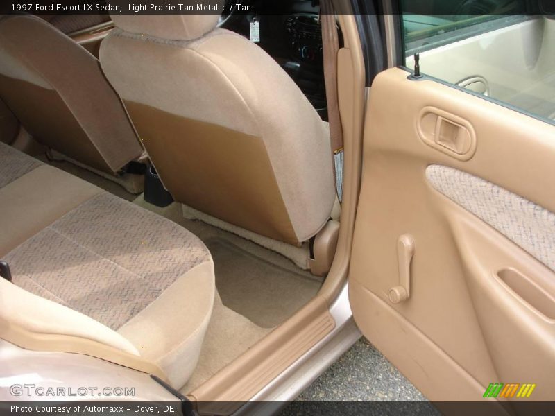 Light Prairie Tan Metallic / Tan 1997 Ford Escort LX Sedan