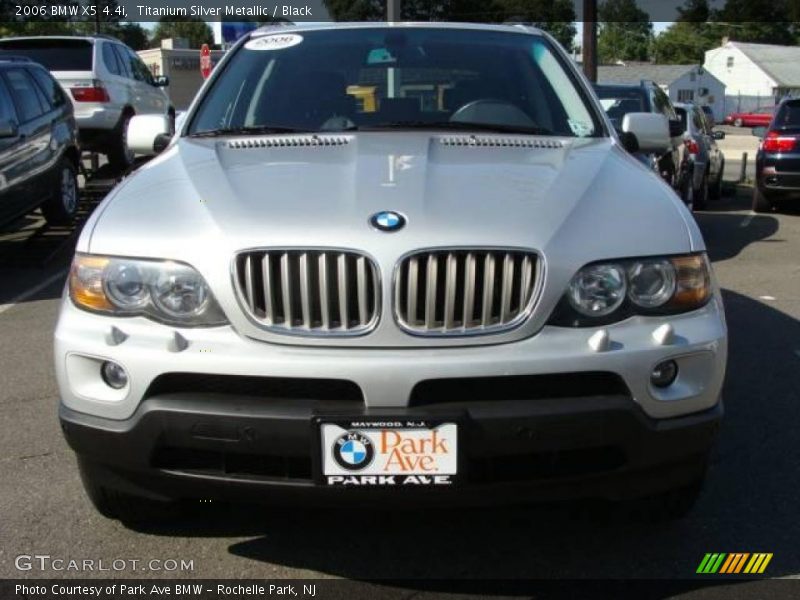 Titanium Silver Metallic / Black 2006 BMW X5 4.4i