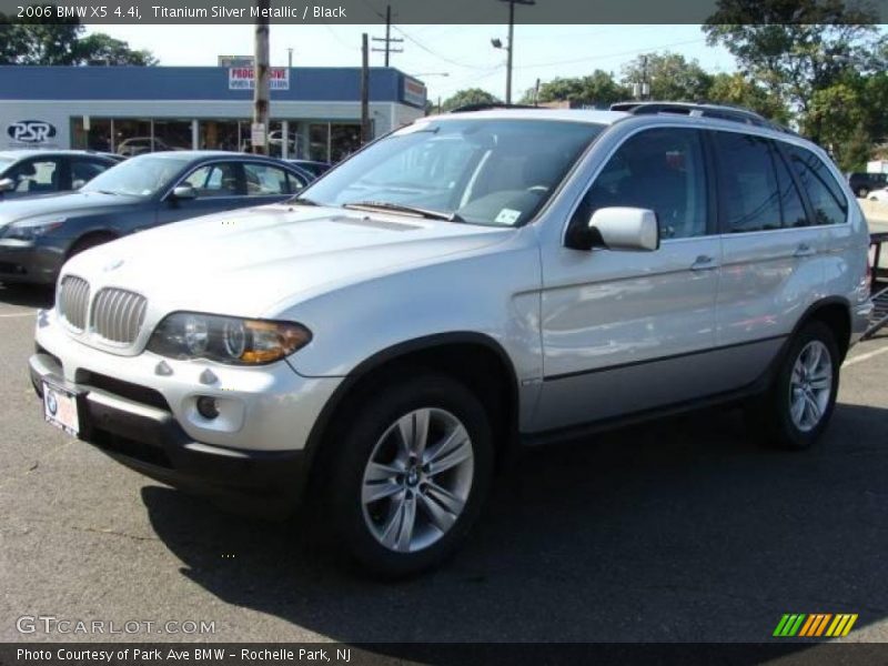 Titanium Silver Metallic / Black 2006 BMW X5 4.4i