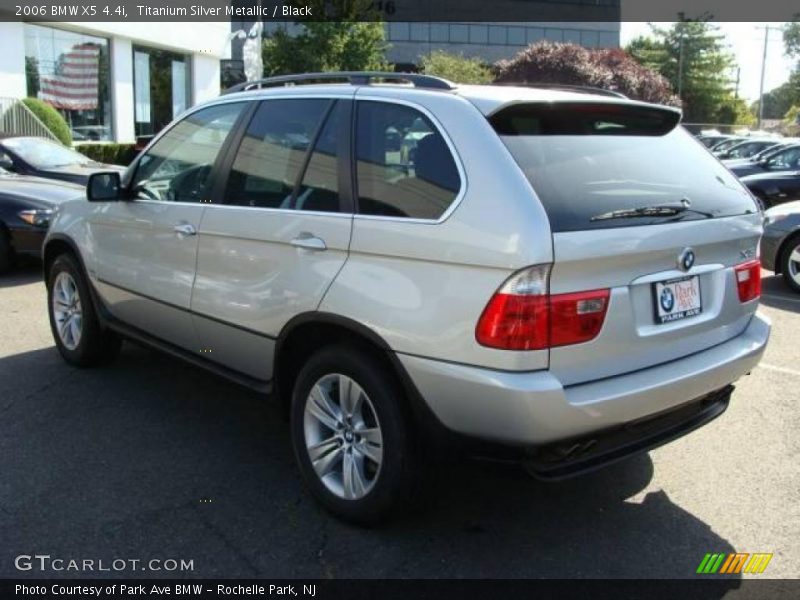 Titanium Silver Metallic / Black 2006 BMW X5 4.4i