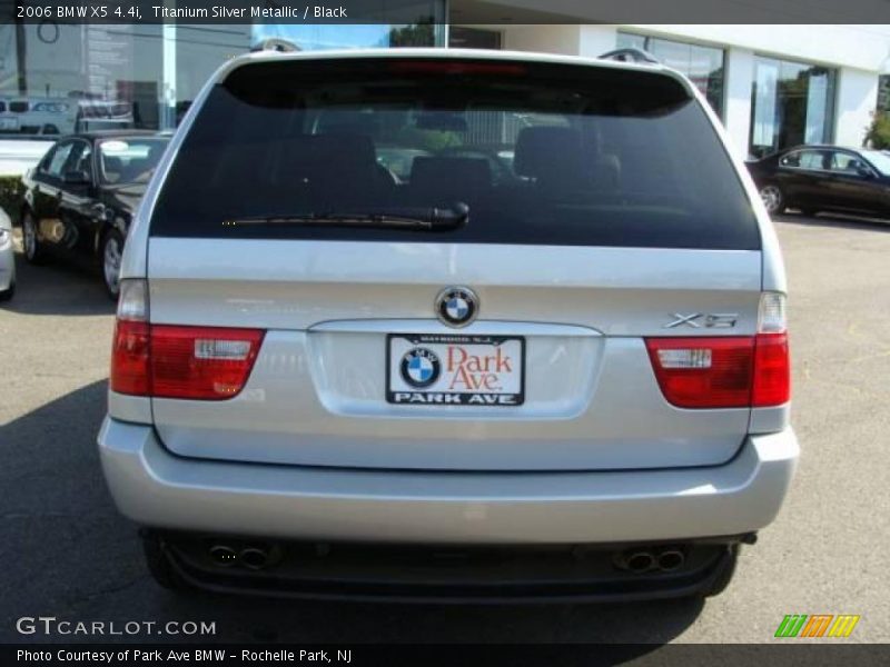 Titanium Silver Metallic / Black 2006 BMW X5 4.4i
