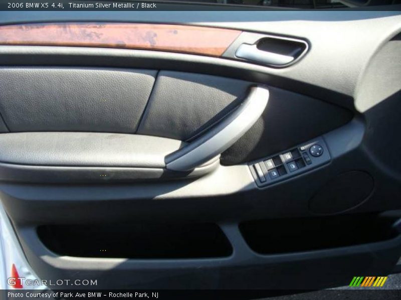 Titanium Silver Metallic / Black 2006 BMW X5 4.4i