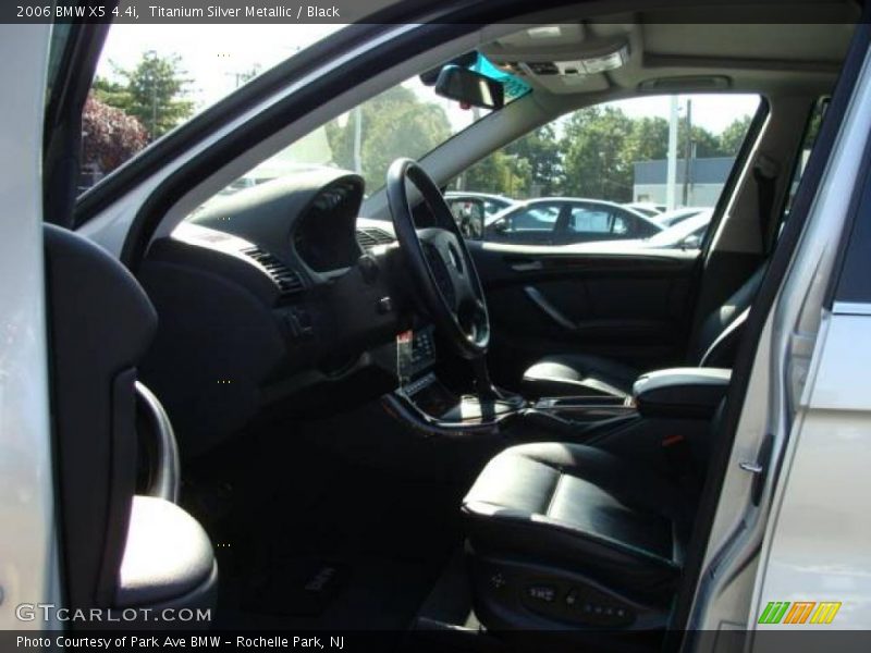 Titanium Silver Metallic / Black 2006 BMW X5 4.4i